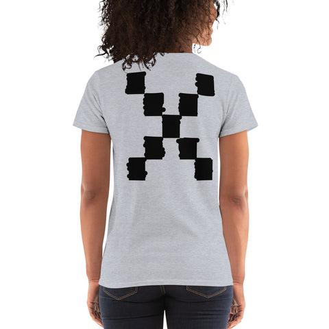 Teesafrique Sustainable Brushstroke Graphic Women's short sleeve t-shirt