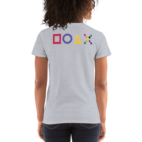 Teesafrique Sustainable Gaming Graphic Women's Short Sleeve T-Shirt