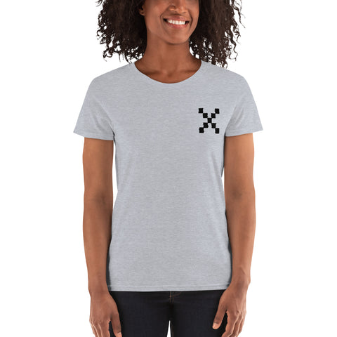 Teesafrique Sustainable Brushstroke Graphic Women's short sleeve t-shirt
