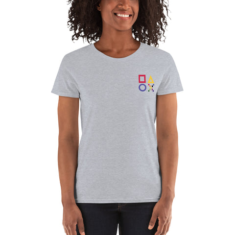 Teesafrique Sustainable Gaming Graphic Women's Short Sleeve T-Shirt