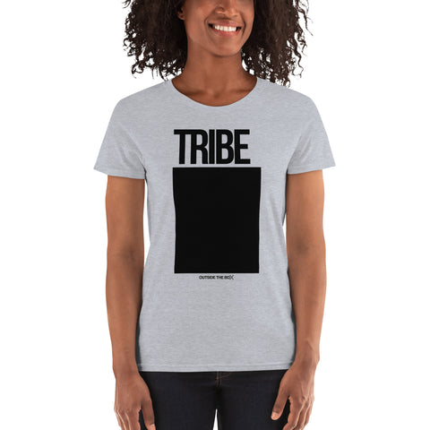 Teesafrique Sustainable Tribe Outside the box Statement Women's short sleeve t-shirt