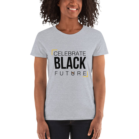 Teesafrique Sustainable Celebrate Black Future Statement piece bL Women's short sleeve t-shirt