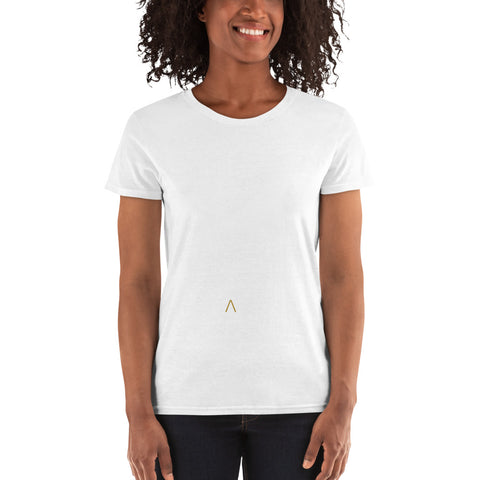 Women's short sleeve Large Logo Print t-shirt