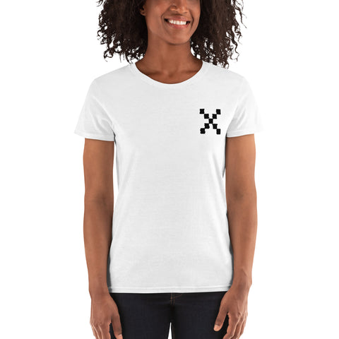 Teesafrique Sustainable Brushstroke Graphic Women's short sleeve t-shirt