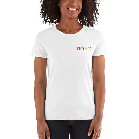 Teesafrique Sustainable Gaming Graphic Women's Short Sleeve T-Shirt