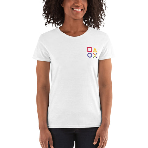 Teesafrique Sustainable Gaming Graphic Women's Short Sleeve T-Shirt