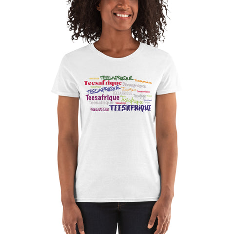 Teesafrique Sustainable Graffiti Graphic Women's Short Sleeve T-Shirt