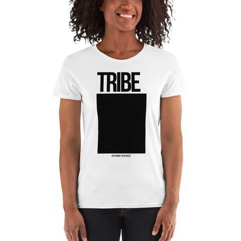 Teesafrique Sustainable Tribe Outside the box Statement Women's short sleeve t-shirt