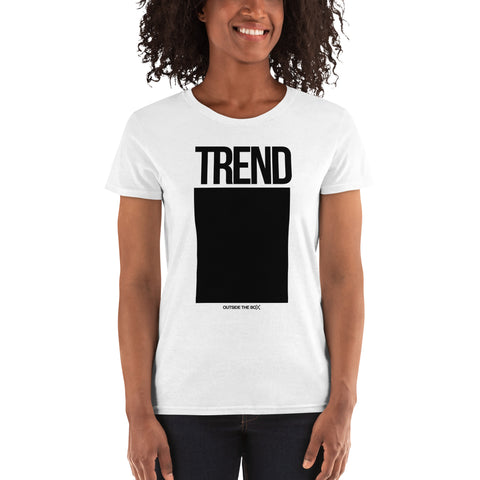 Teesafrique Sustainable Trend Outside the box Statement Women's short sleeve t-shirt