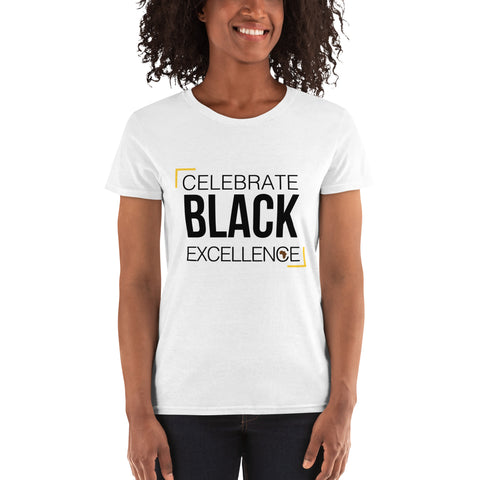 Teesafrique Sustainable Celebrate Black Excellence Statement piece bL Women's short sleeve t-shirt